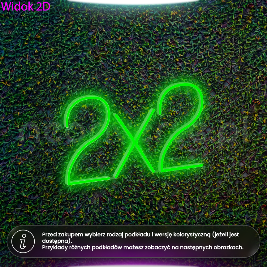2x2 - neon LED