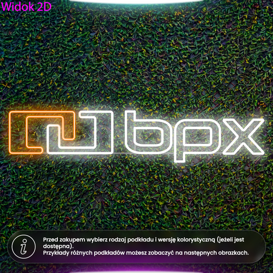 BPX - wersja bez napisu - neon LED