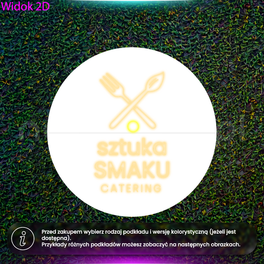 Sztuka Smaku Catering - neon LED