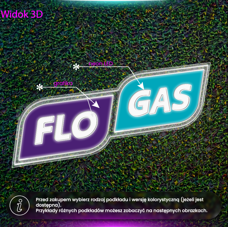 Flo Gas - neon LED