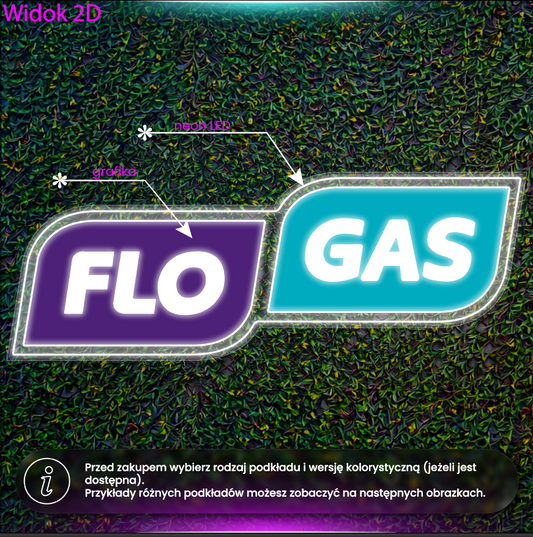 Flo Gas - neon LED