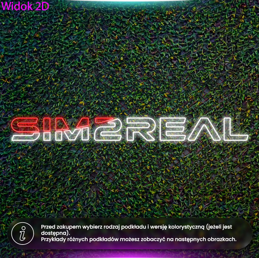 Sim2Real - neon LED