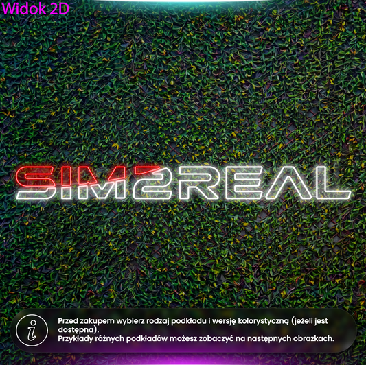 Sim2Real - neon LED