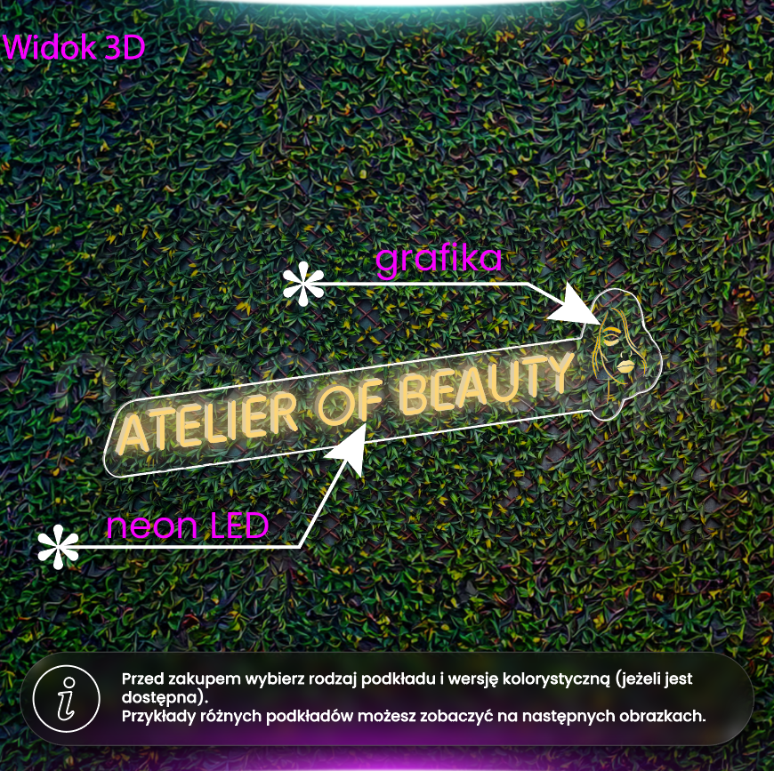 Atelier of Beauty - neon LED