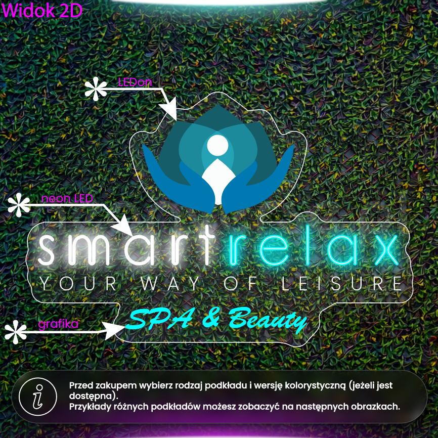 Smart Relax Spa & Beauty - neon LED + LEDon