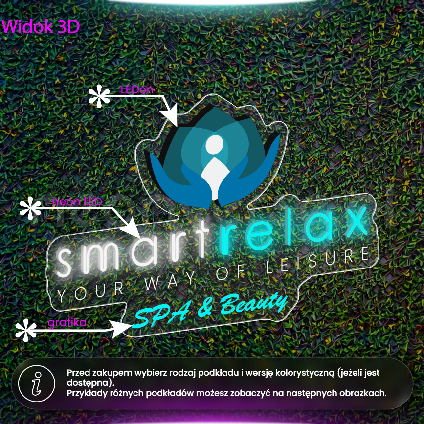 Smart Relax Spa & Beauty - neon LED + LEDon
