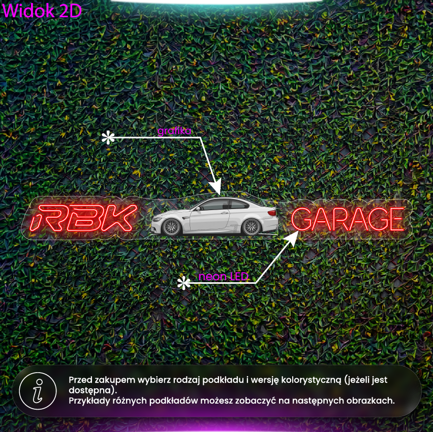 RBK Garage - neon LED