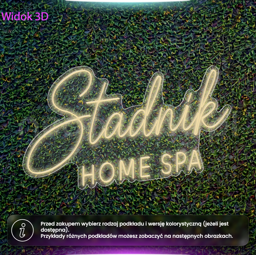 Stadnik Home Spa - neon LED