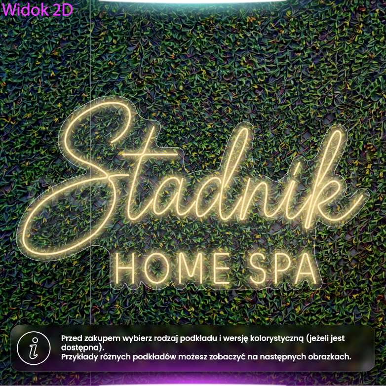 Stadnik Home Spa - neon LED