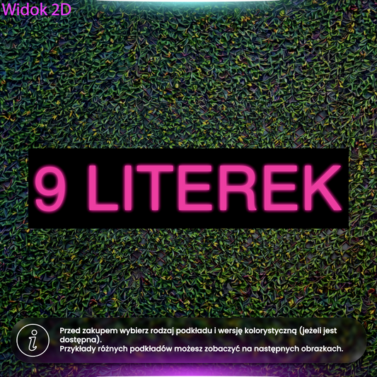 9 literek - kaseton LED