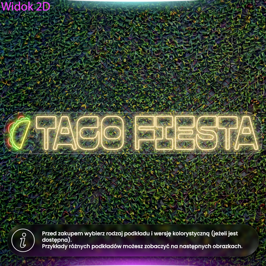 Taco Fiesta - neon LED