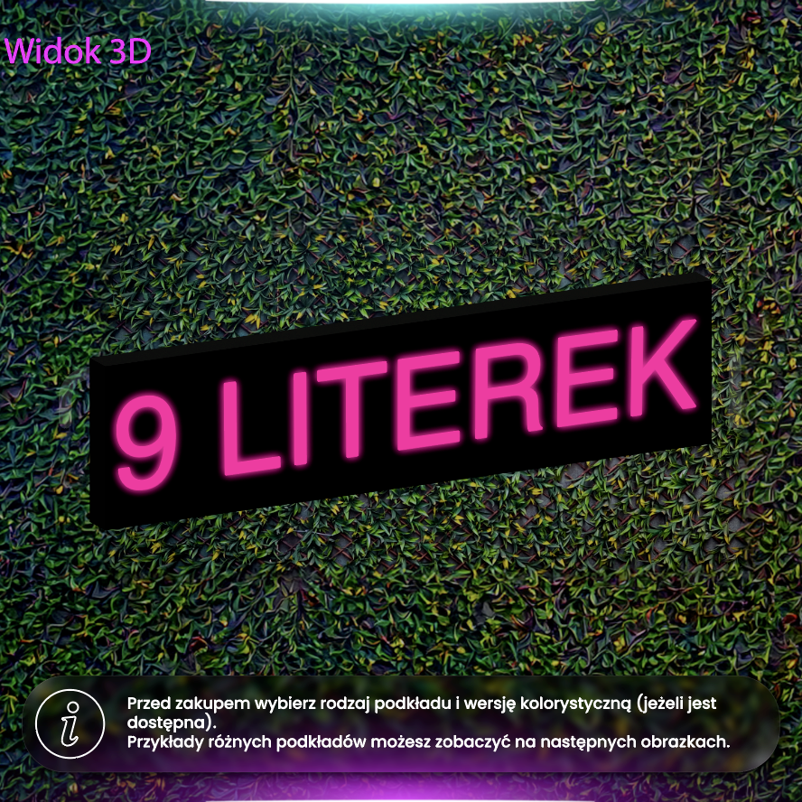 9 literek - kaseton LED