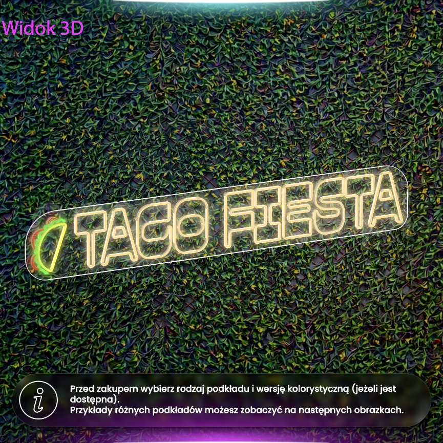 Taco Fiesta - neon LED