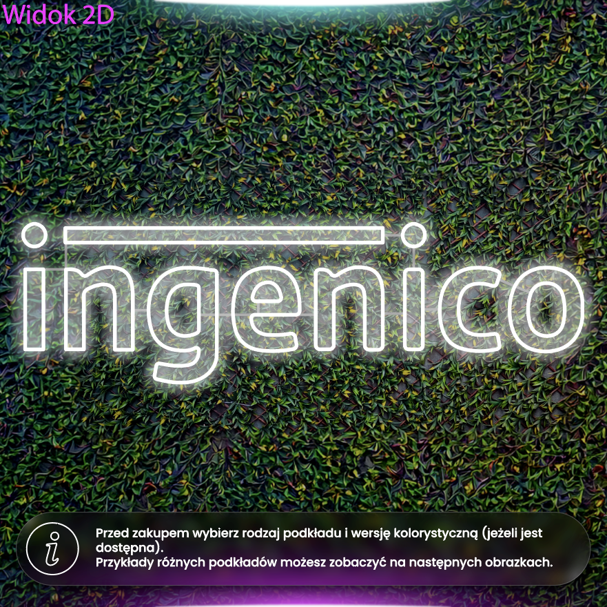Ingenico - neon LED