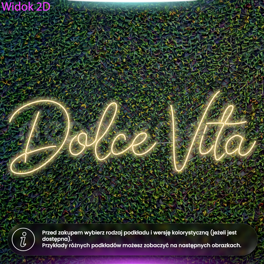 Dolce Vita - neon LED