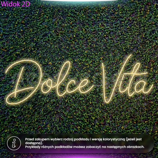 Dolce Vita - neon LED