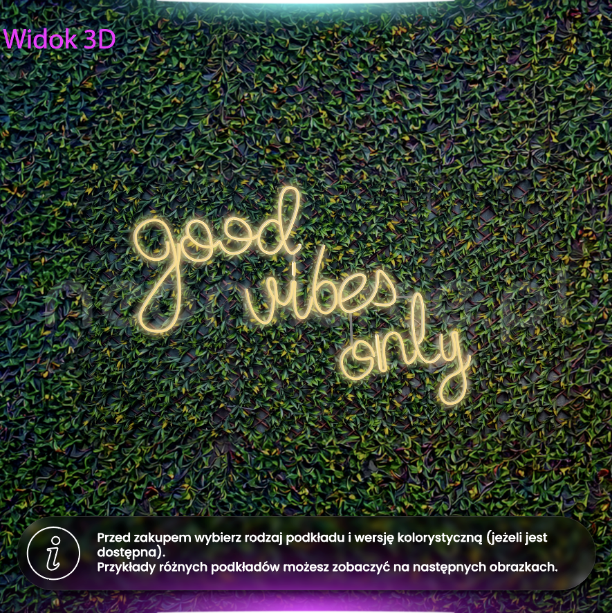 Good vibes only - neon LED
