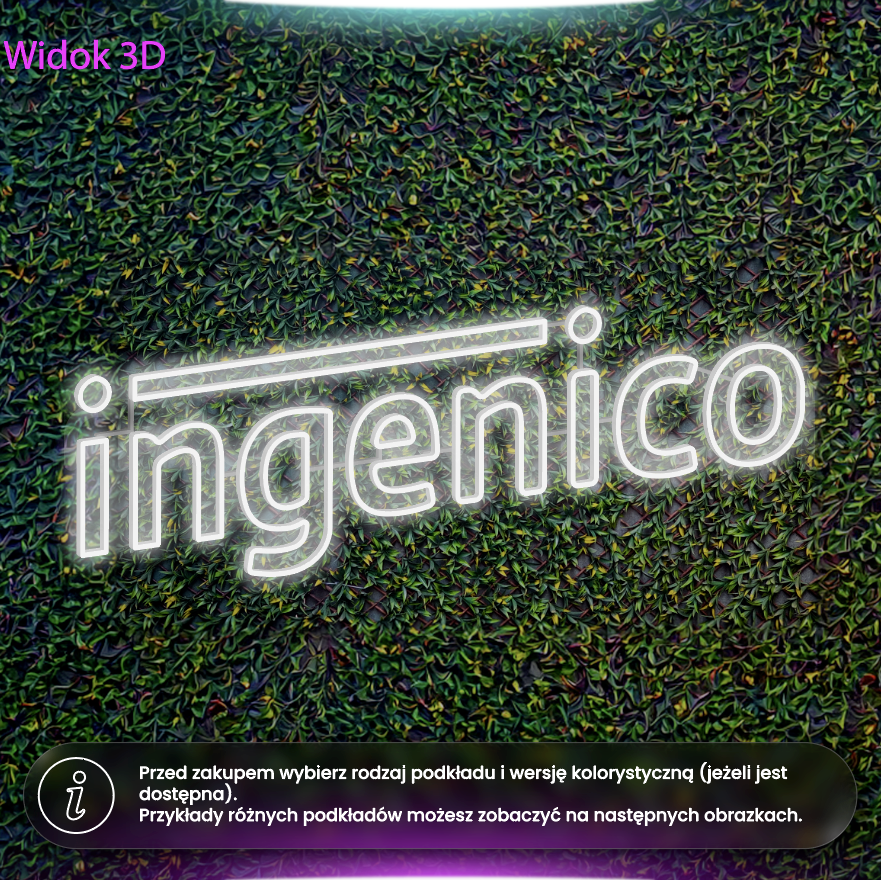 Ingenico - neon LED