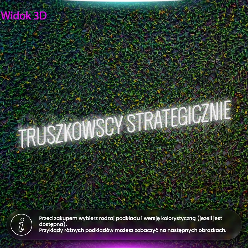 Truszkowscy strategicznie - neon LED