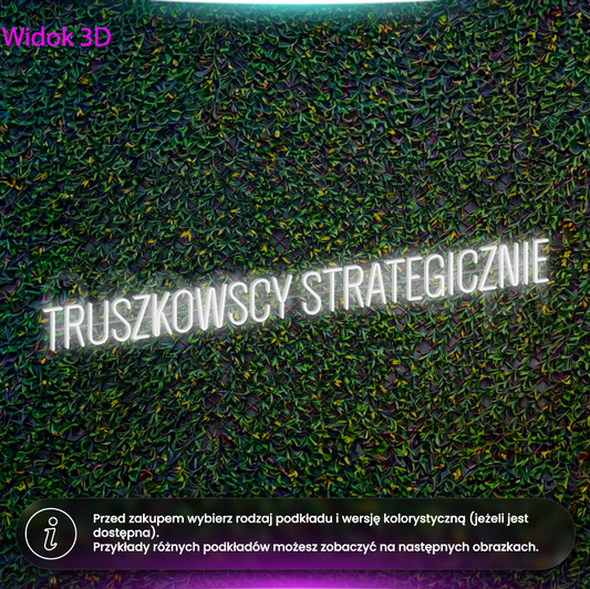 Truszkowscy strategicznie - neon LED