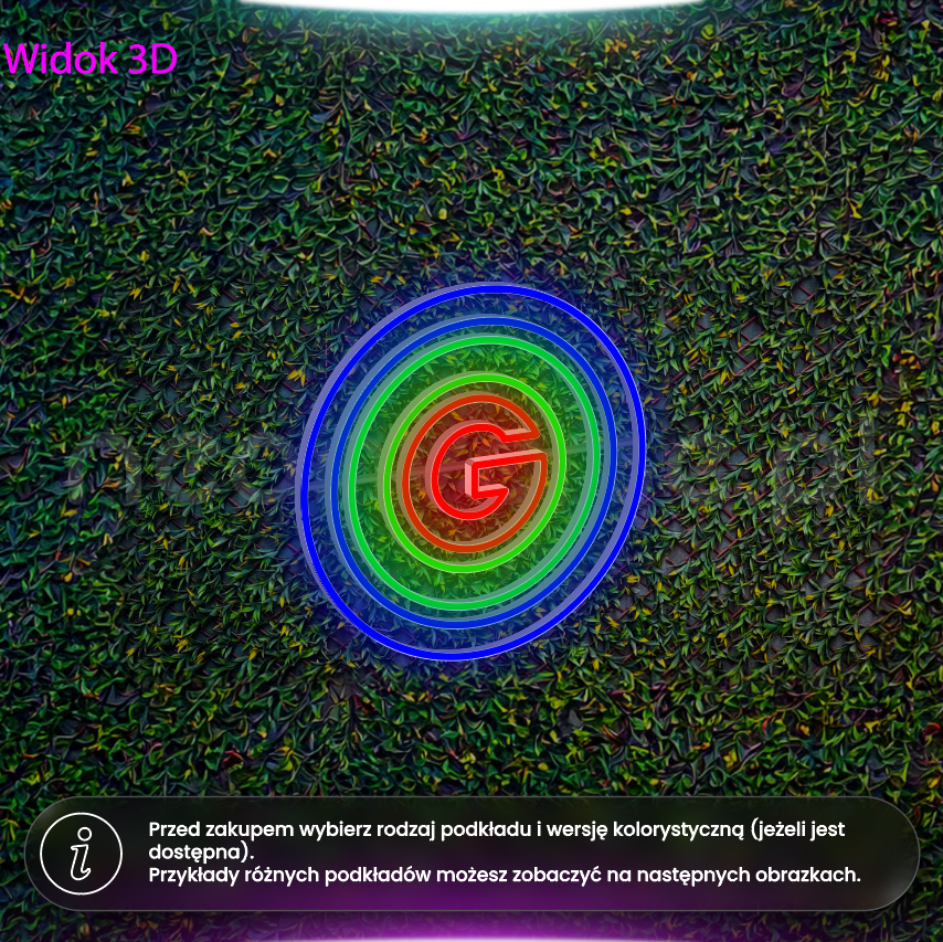 "G" - neon LED