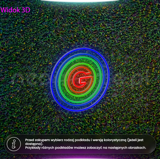 "G" - neon LED