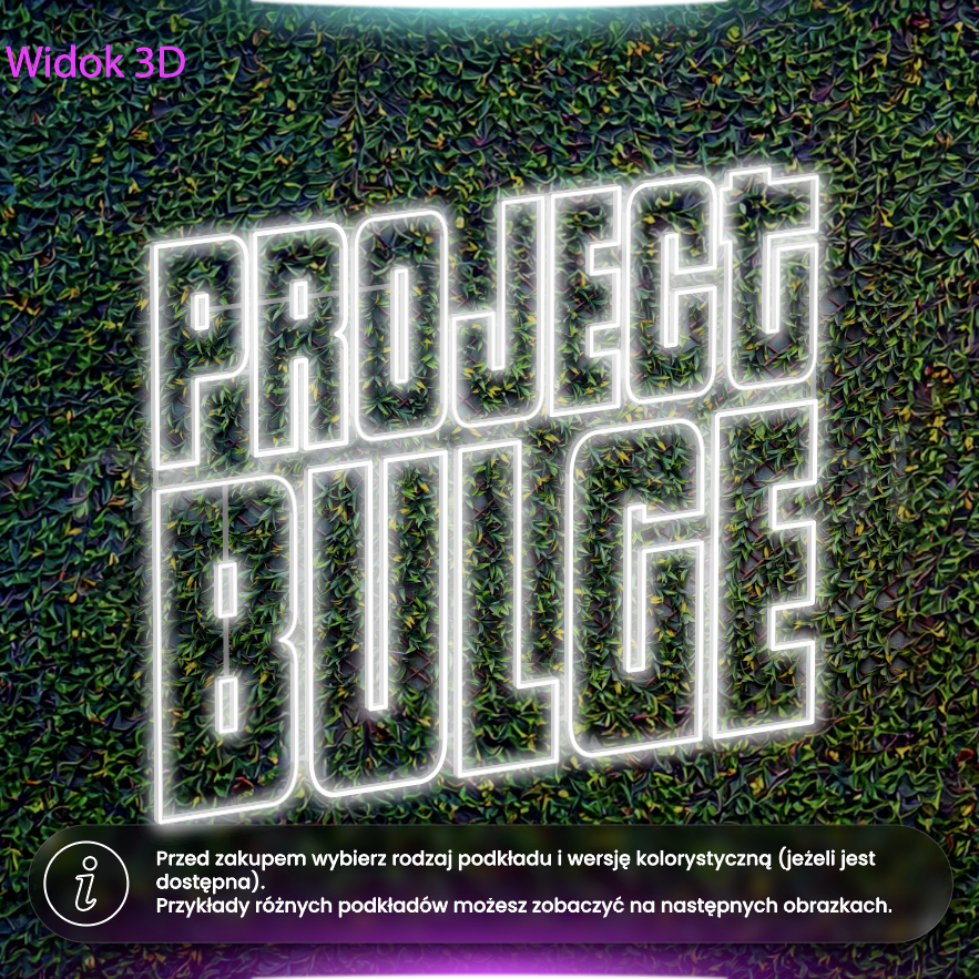 Project Bulge - neon LED