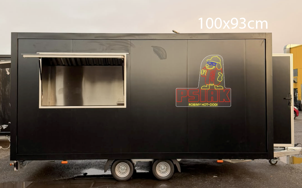 Psiak Hot Dogi - neon LED