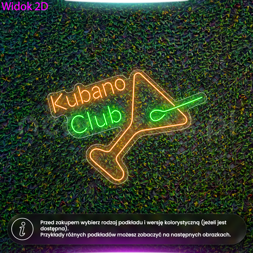Kubano Club - neon LED
