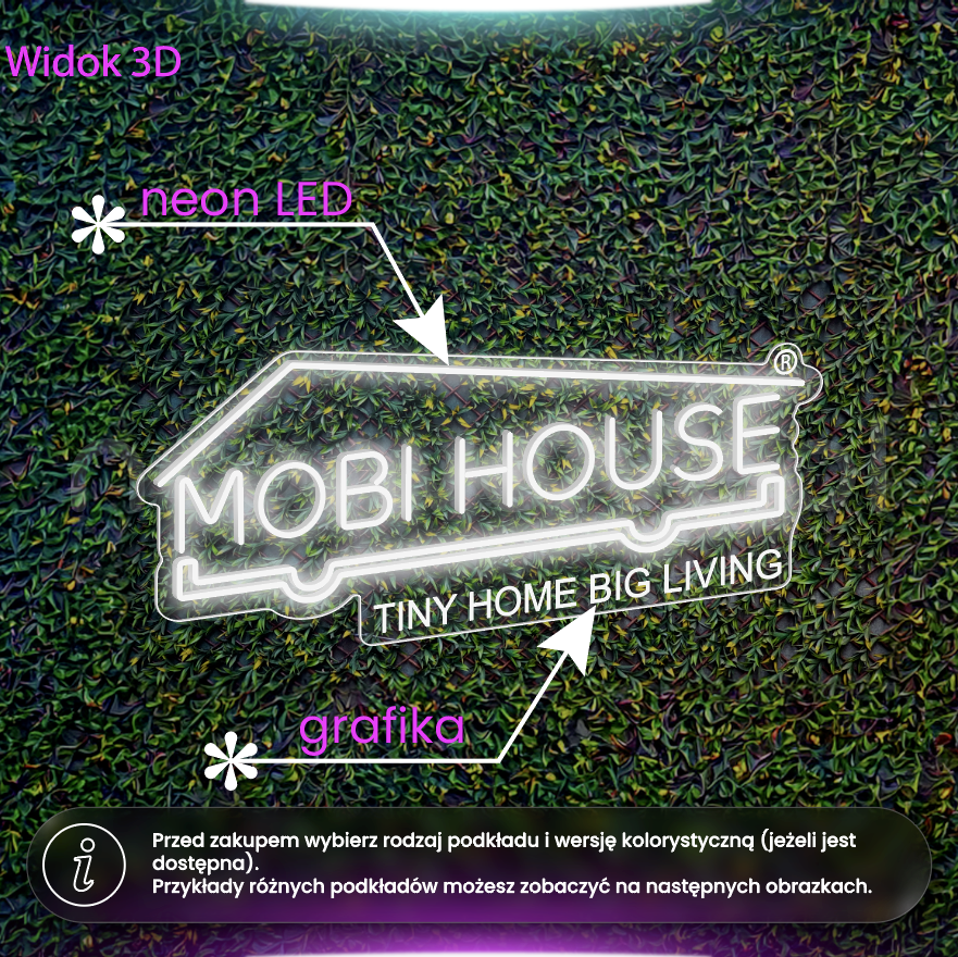 Mobi House - neon LED