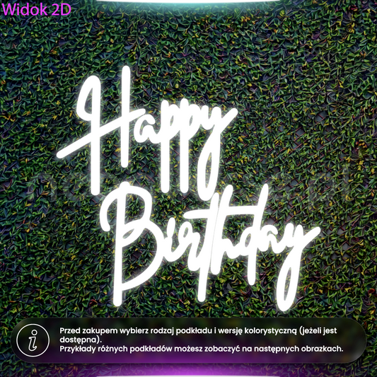 Happy birthday - LEDon