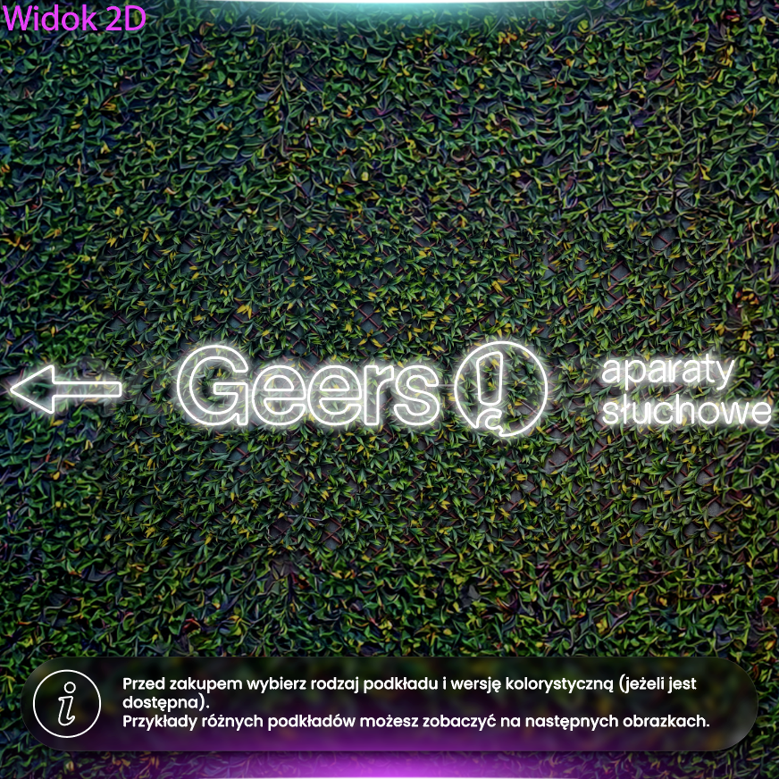 Geers Aparaty Słuchowe - neon LED
