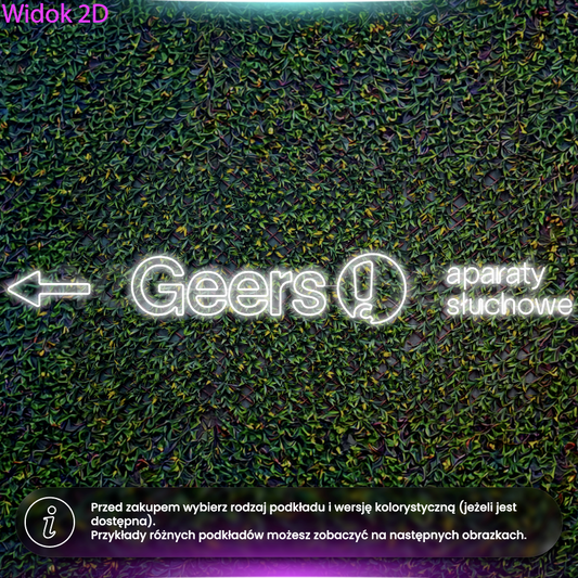 Geers Aparaty Słuchowe - neon LED