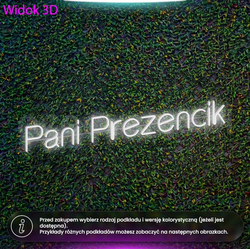 Pani Prezencik - neon LED