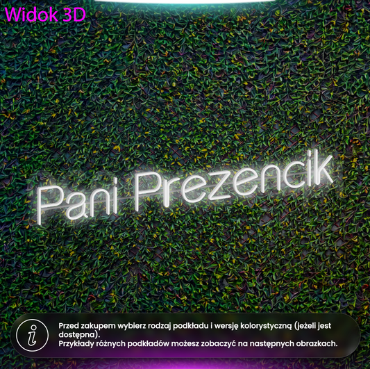 Pani Prezencik - neon LED