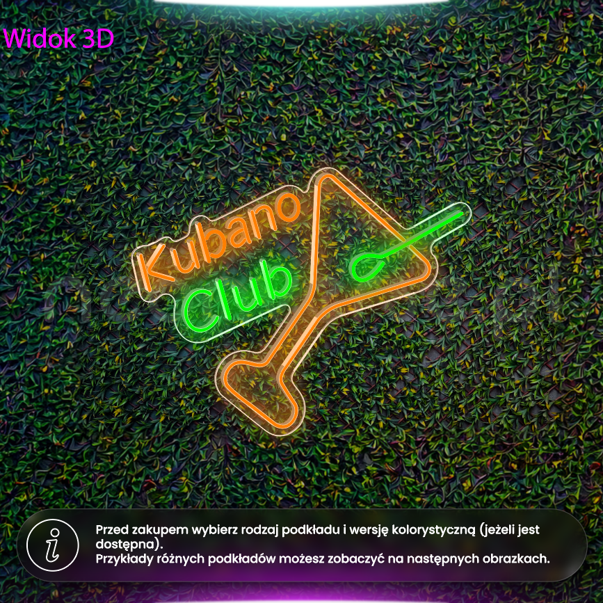 Kubano Club - neon LED