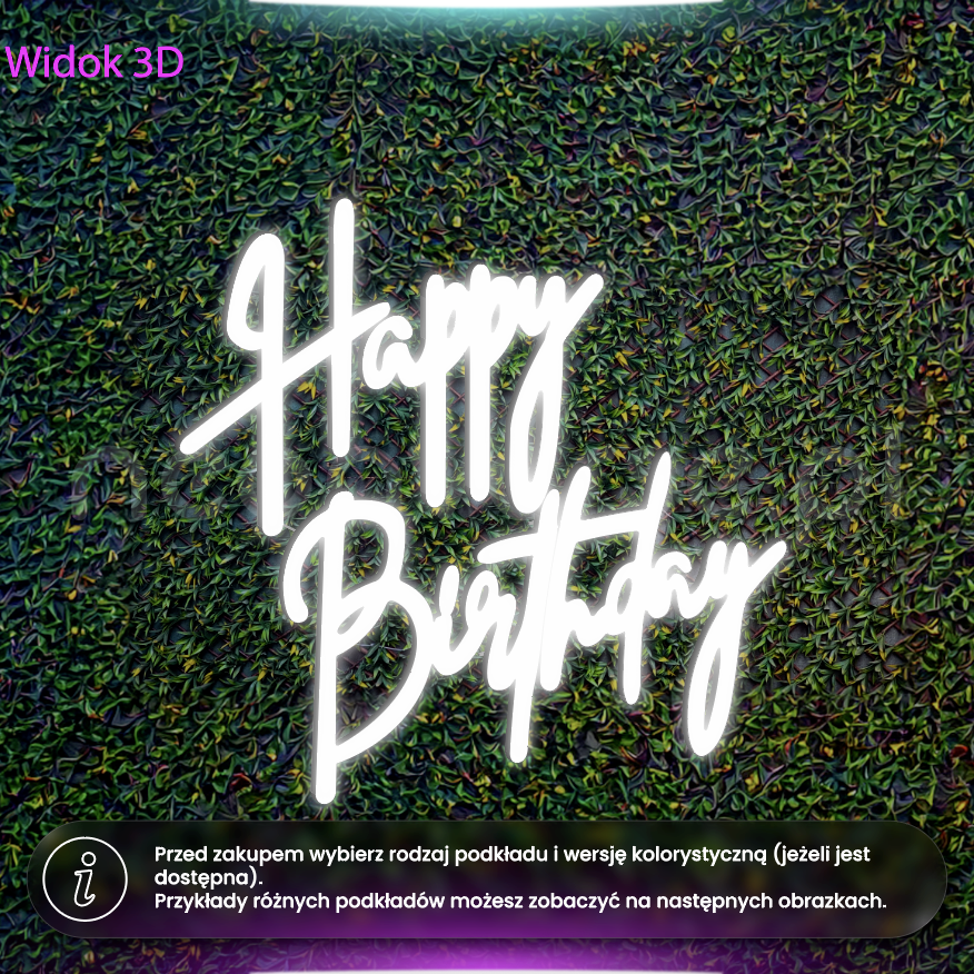 Happy birthday - LEDon