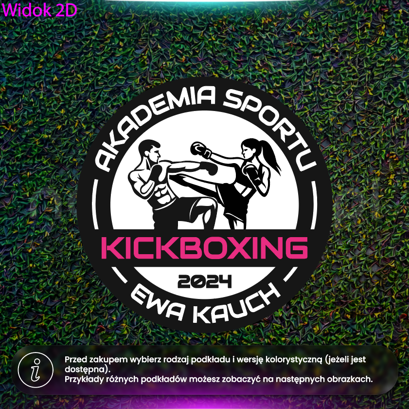 Akademia Sportu Kickboxing - kaseton LED