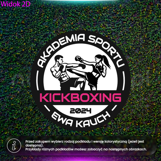 Akademia Sportu Kickboxing - kaseton LED