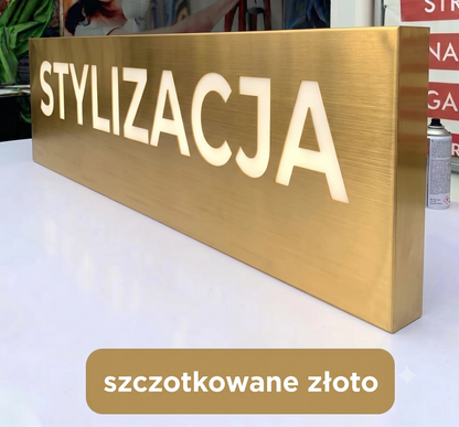 Kaseton reklamowy z dibondu 280 x 120cm