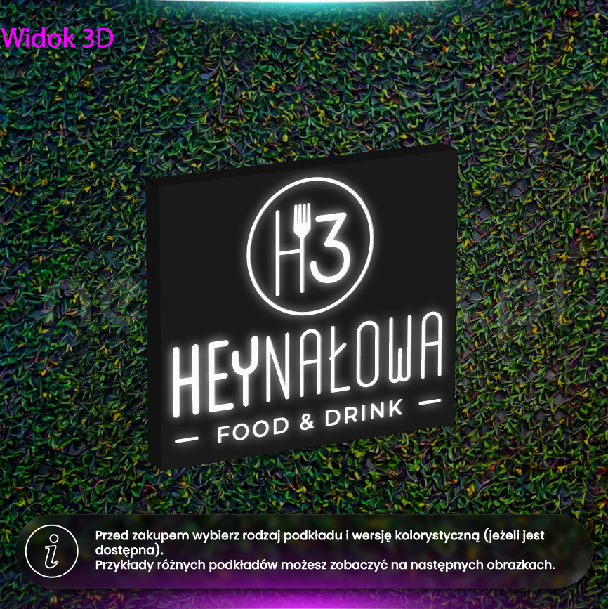 Heynałowa - kaseton LED