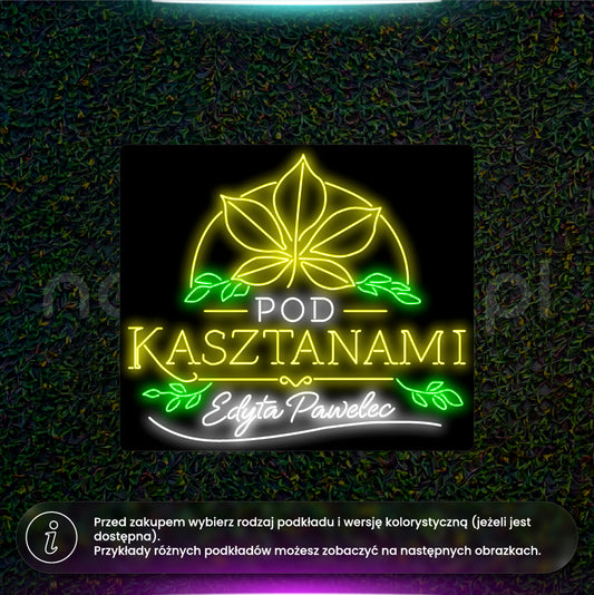 Pod Kasztanami z przygotowaniem do używania na zewnątrz