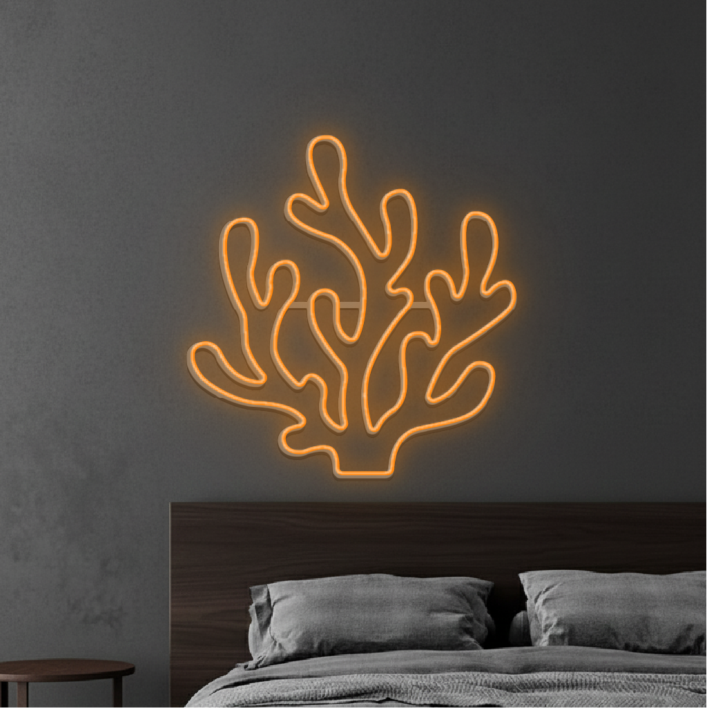 Koralowiec - neon LED