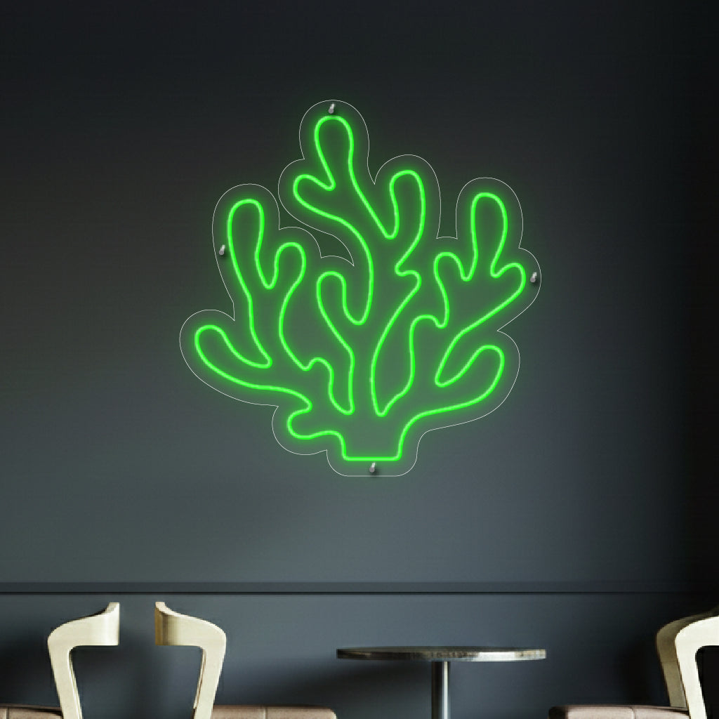 Koralowiec - neon LED