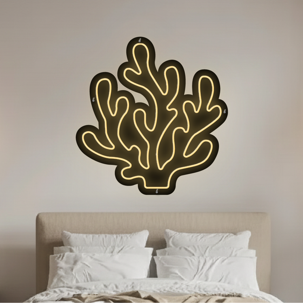 Koralowiec - neon LED