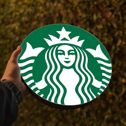 Neon LED lightbox z Twoją grafiką okrągły różne rozmiary