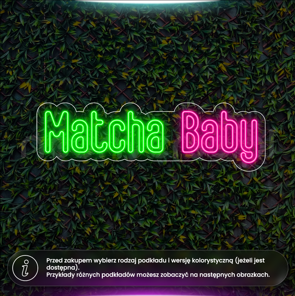 Matcha Baby z grafiką