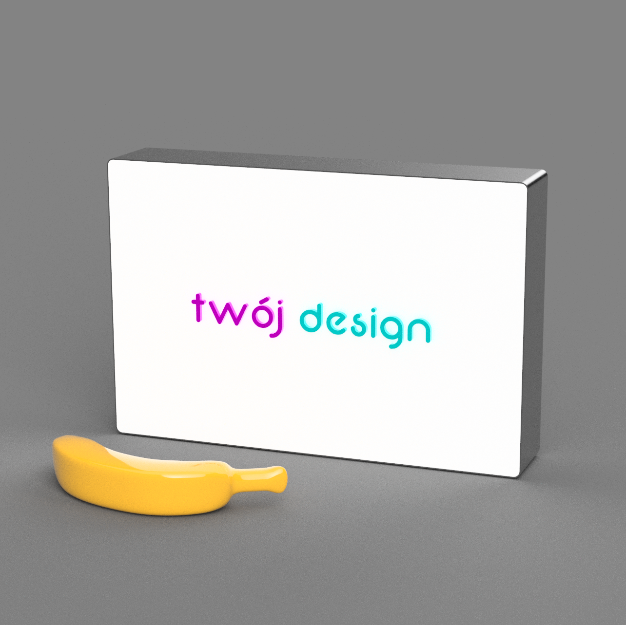 Neony LED lightbox z Twoją grafiką prostokątny różne rozmiary