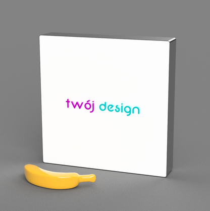 Neony LED lightbox z Twoją grafiką prostokątny różne rozmiary