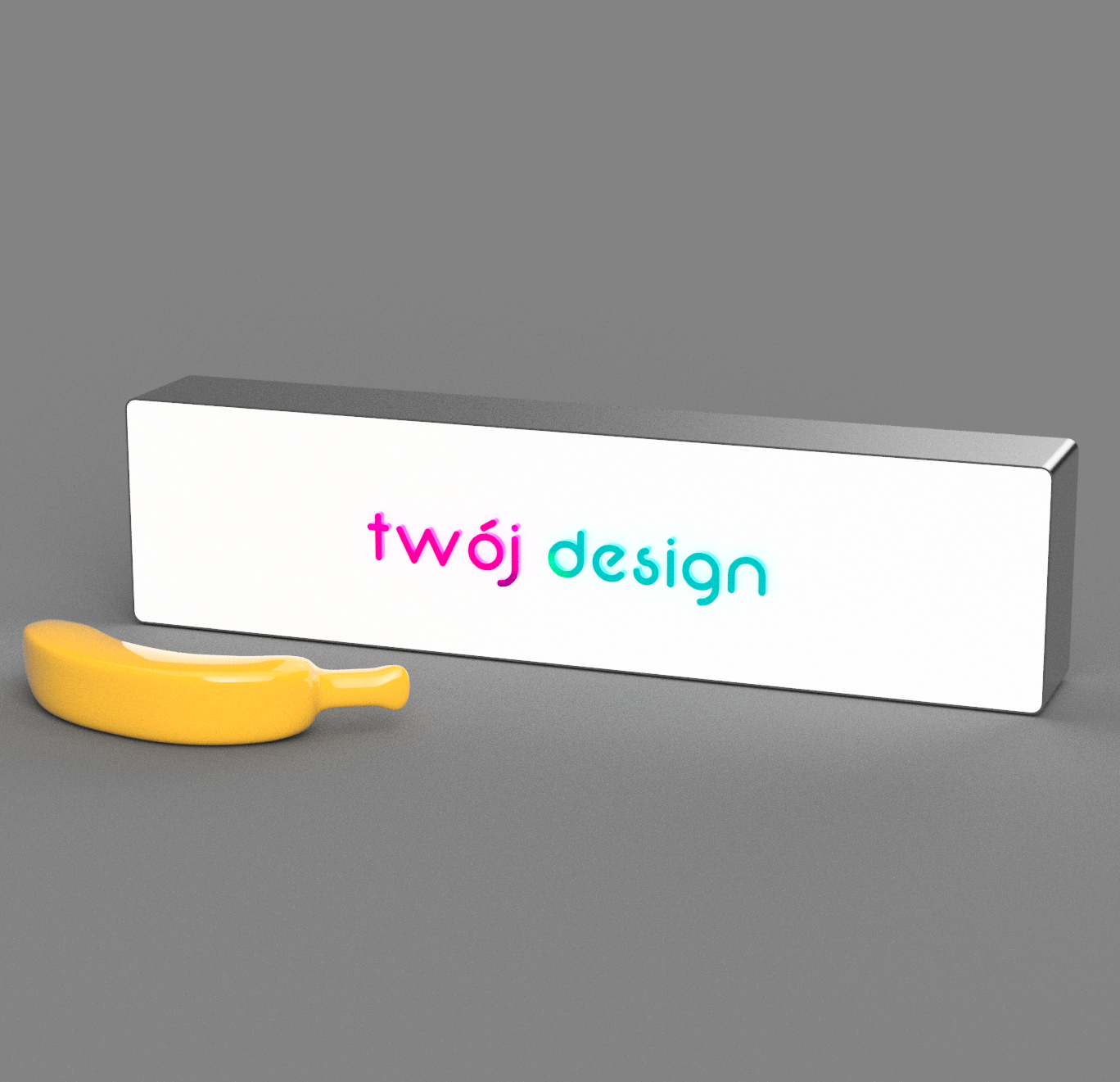 Neony LED lightbox z Twoją grafiką prostokątny różne rozmiary